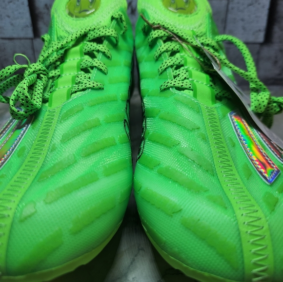 Adidas Adizero Cleats Team Solar Green Silver Size 10. - Picture 9 of 11